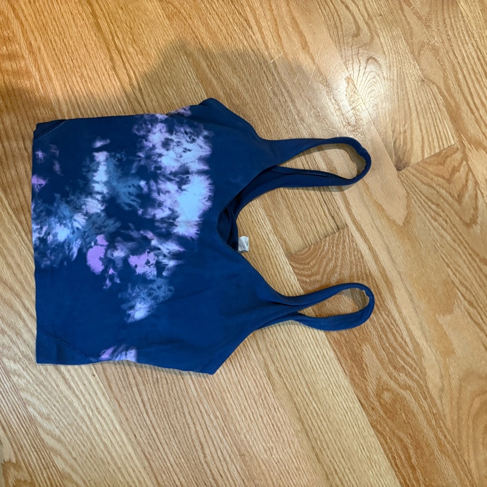 Lululemon Athletica Navy and Purple Tank